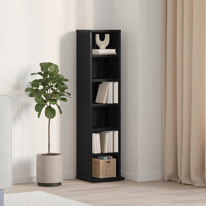 Cd-Hylla 21X20X88 Cm Konstruerat Trä