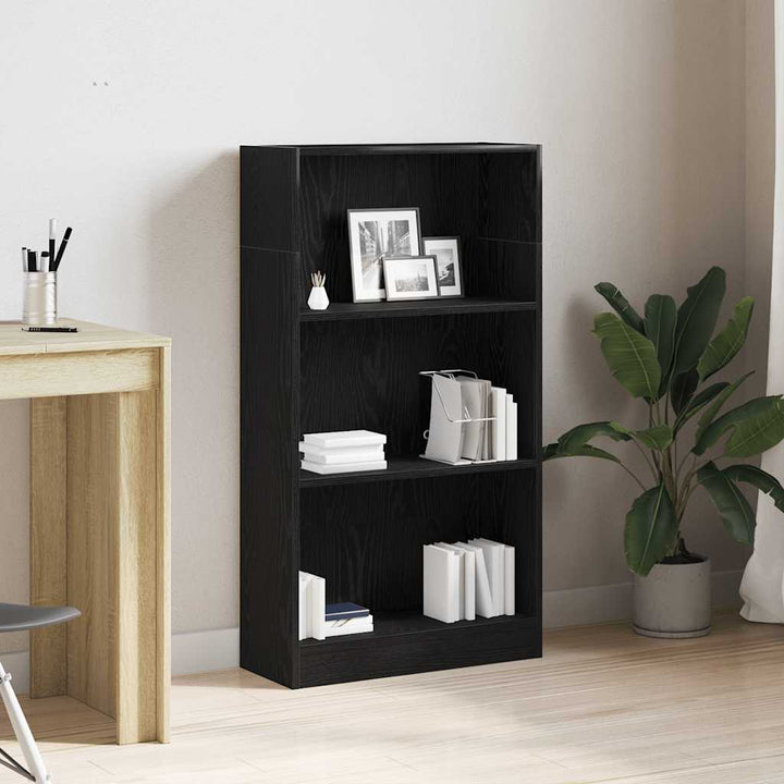Bokhylla Åldrat Trä 80X24X Konstruerat Trä
