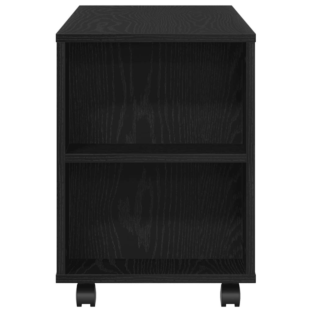 Tv-Bänk Med Hjul 102X34,5X43 Cm Konstruerat Trä