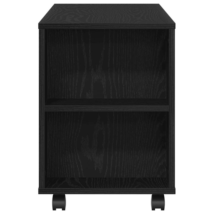 Tv-Bänk Med Hjul 102X34,5X43 Cm Konstruerat Trä