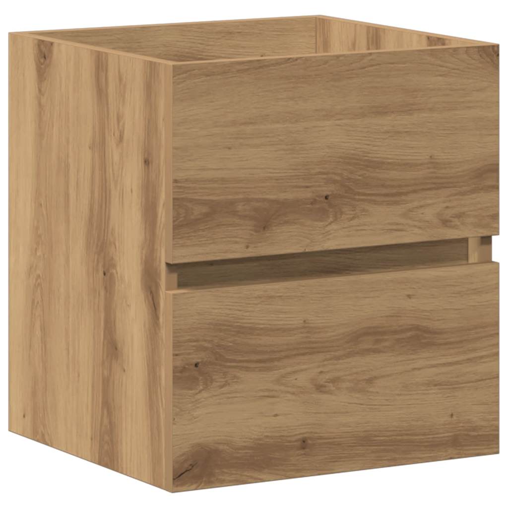 Badrumsskåp Hantverksmässig Ek 41X38,5X45 Cm Konstruerat Trä