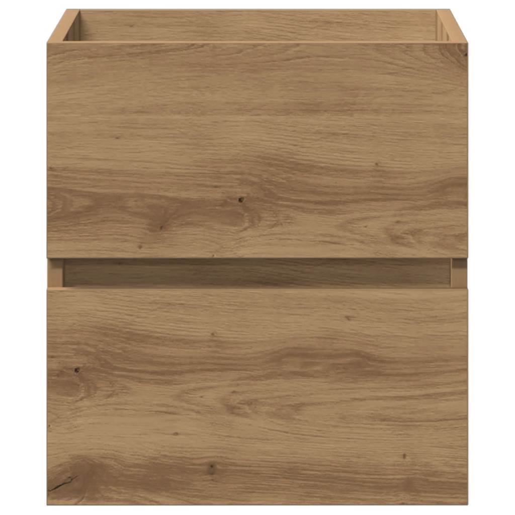 Badrumsskåp Hantverksmässig Ek 41X38,5X45 Cm Konstruerat Trä