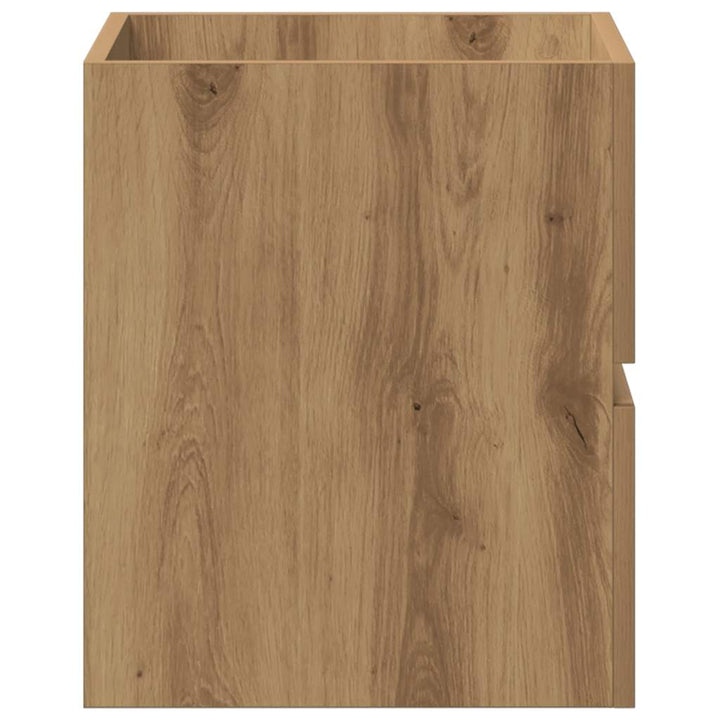 Badrumsskåp Hantverksmässig Ek 41X38,5X45 Cm Konstruerat Trä