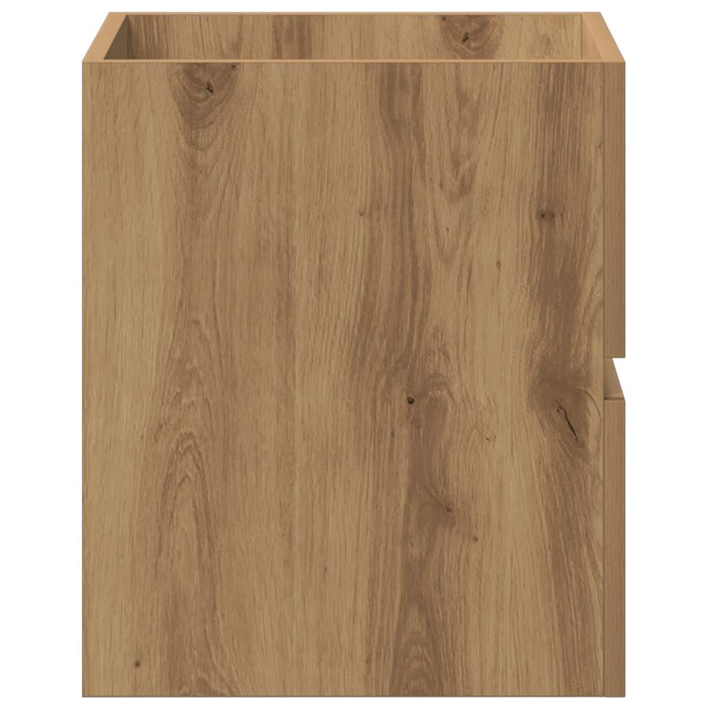 Badrumsskåp Hantverksmässig Ek 41X38,5X45 Cm Konstruerat Trä