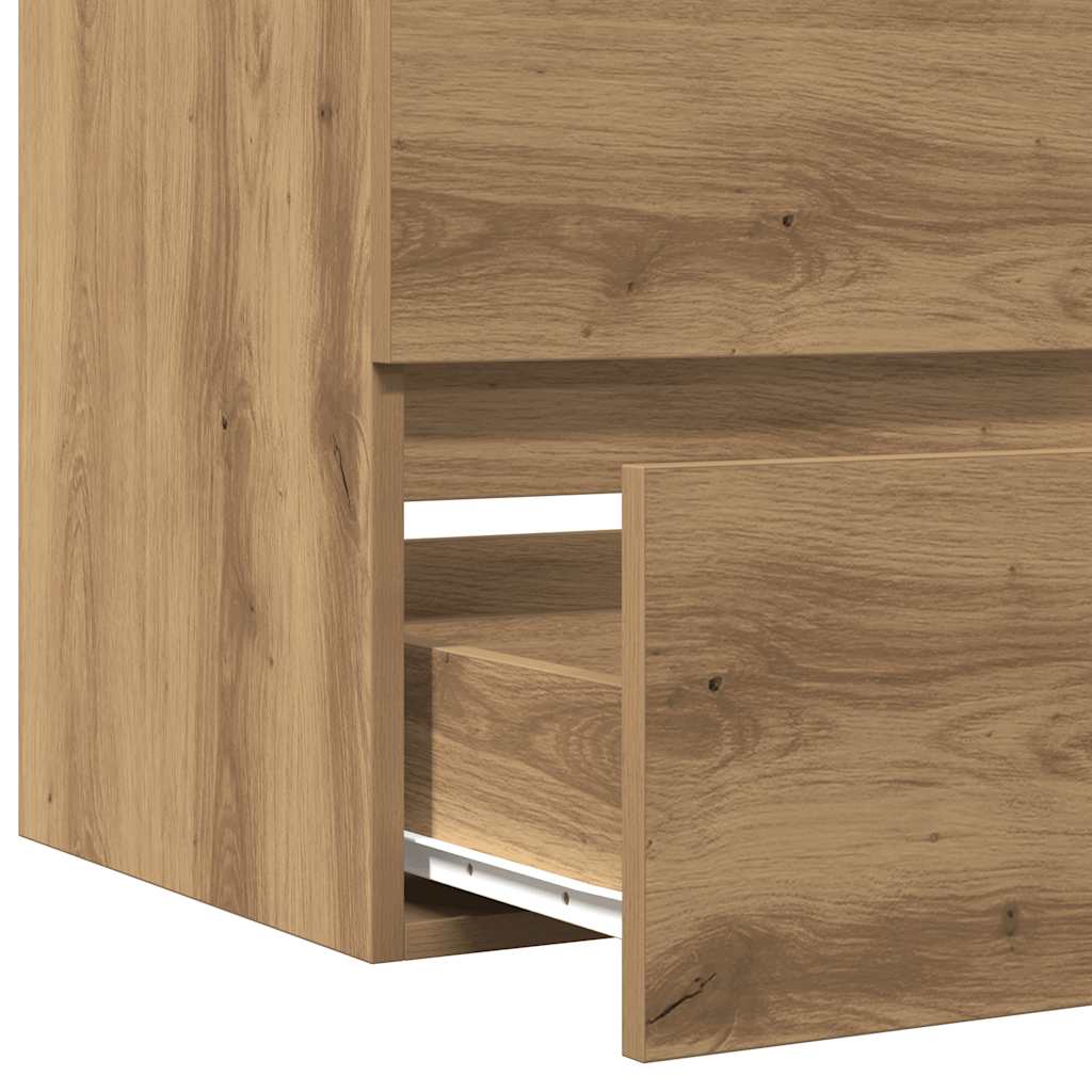 Badrumsskåp Hantverksmässig Ek 41X38,5X45 Cm Konstruerat Trä