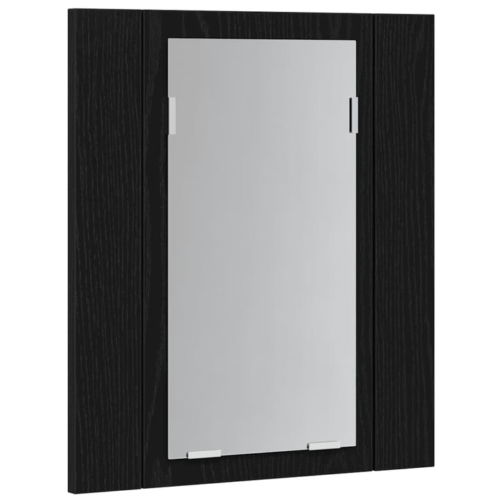Led-Spegelskåp För Badrum 40X12X45 Cm Konstruerat Trä