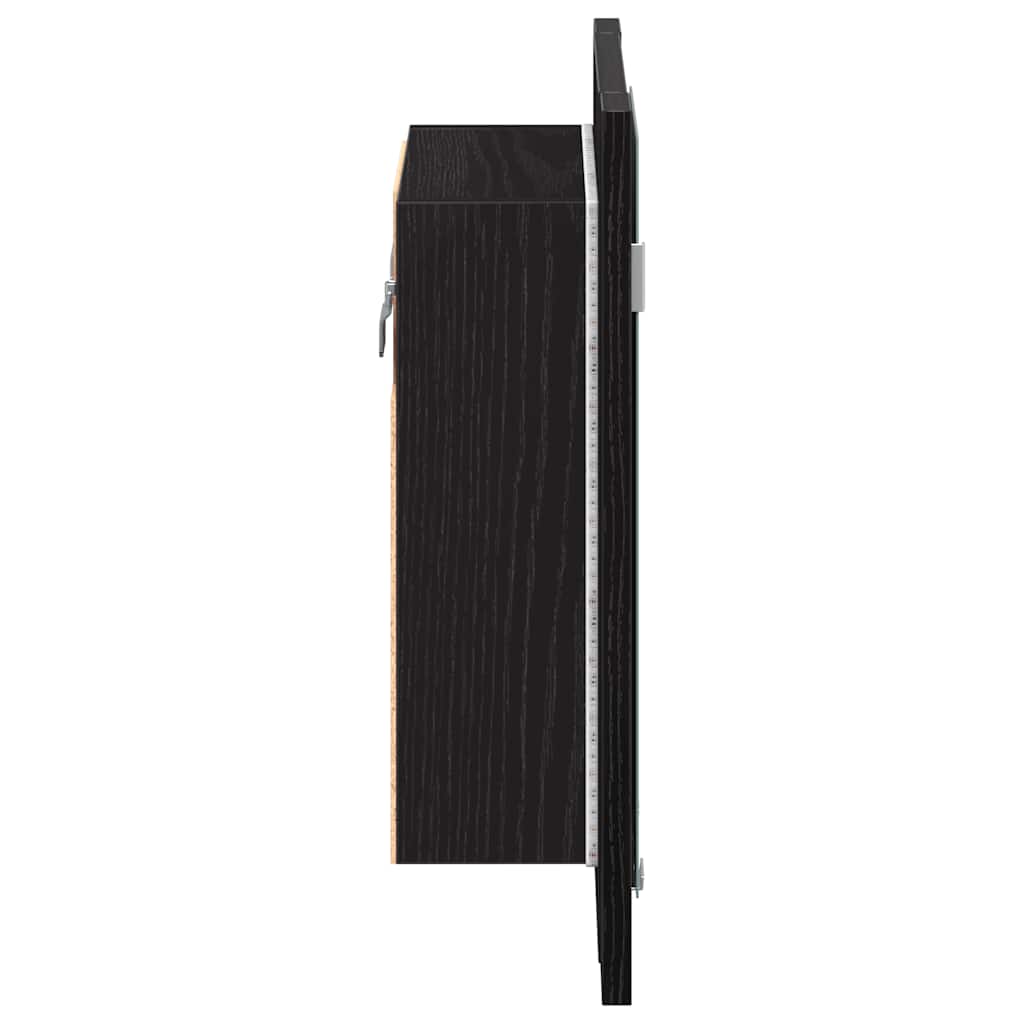 Led-Spegelskåp För Badrum 40X12X45 Cm Konstruerat Trä