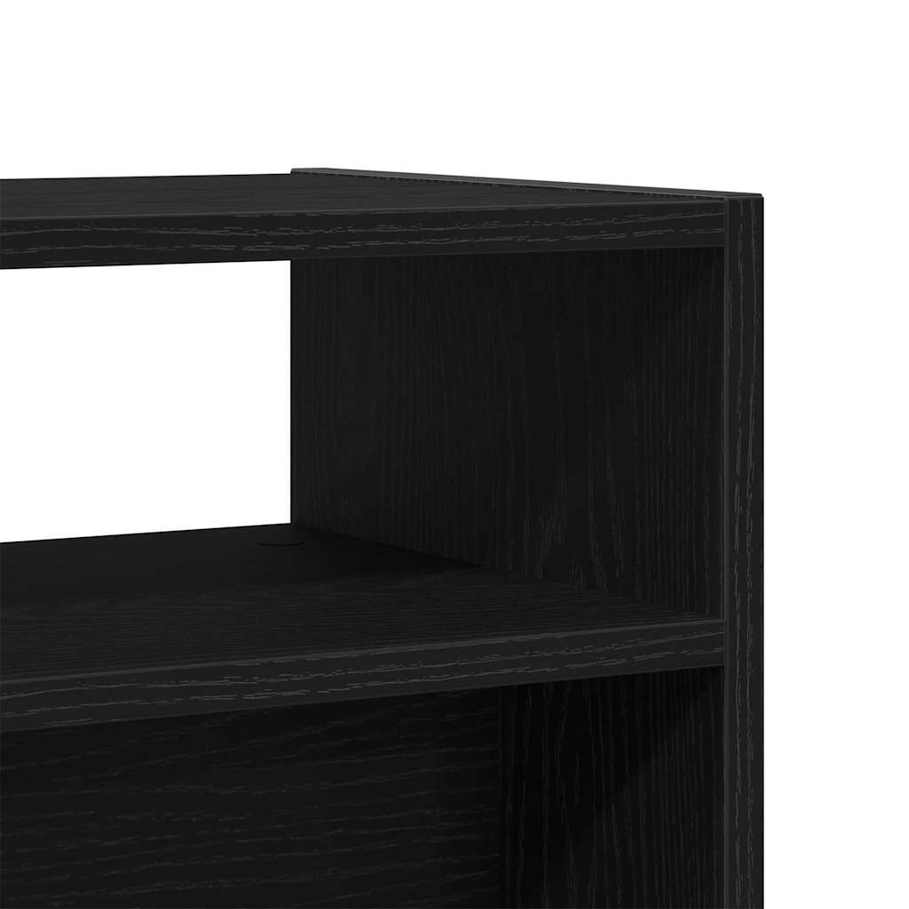 Konsolbord Svart Ek 78 X 30 X 80 Cm Konstruerat Trä