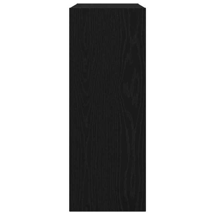 Konsolbord Svart Ek 78 X 30 X 80 Cm Konstruerat Trä