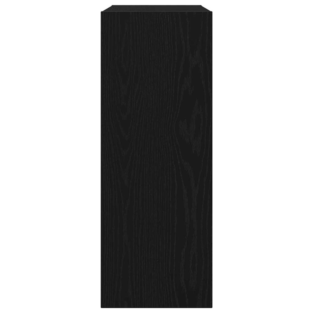 Konsolbord Svart Ek 78 X 30 X 80 Cm Konstruerat Trä