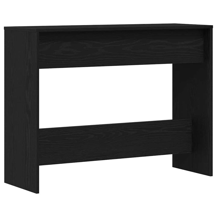 Konsolbord Svart Ek 100 X 35 X 76,5 Cm Konstruerat Trä