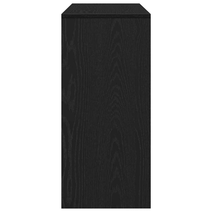 Konsolbord Svart Ek 100 X 35 X 76,5 Cm Konstruerat Trä
