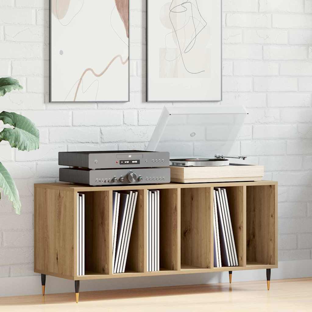 Skivskåp Artisan Ek 100 X 38 X 48 Cm Konstruerat Trä