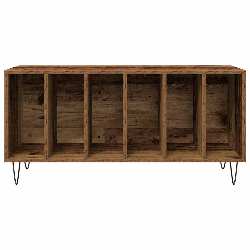 Skivskåp Med Hylla Gammalt Trä 100 X 38 X 48 Cm Konstruerat Trä