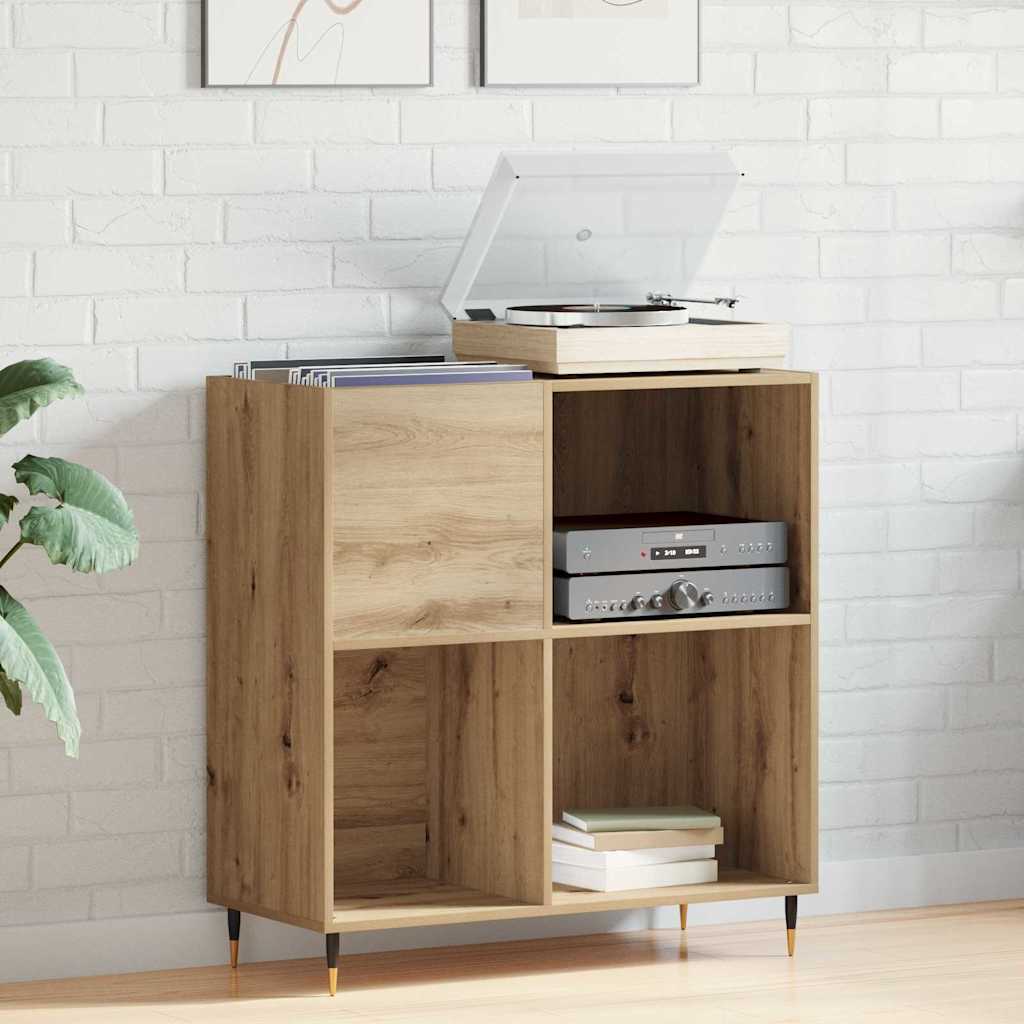 Skivskåp Med Hylla Gammalt Trä 85 X 38 X 89 Cm Konstruerat Trä