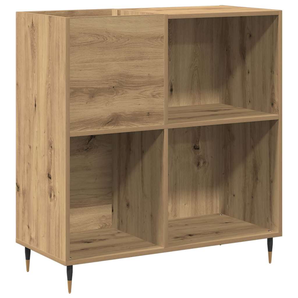Skivskåp Med Hylla Gammalt Trä 85 X 38 X 89 Cm Konstruerat Trä