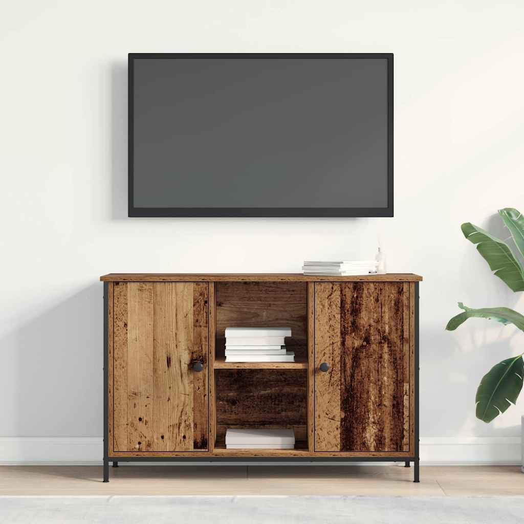 Tv-Bänkset Gammalt Trä 101 X 35 X 65 Cm Konstruerat Trä
