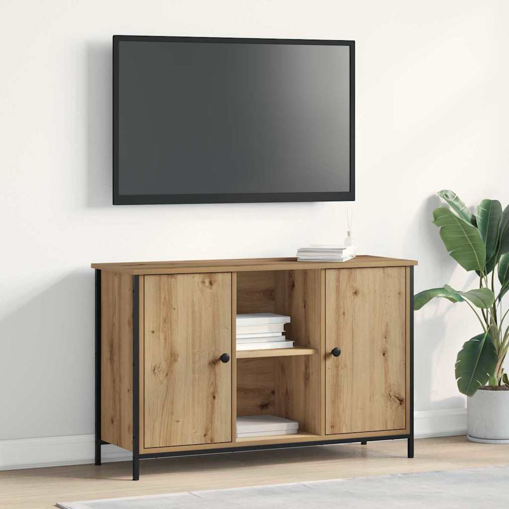 Tv-Bänkset Artisan Ek 101 X 35 X 65 Cm Konstruerat Trä