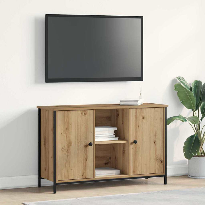 Tv-Bänkset Artisan Ek 101 X 35 X 65 Cm Konstruerat Trä