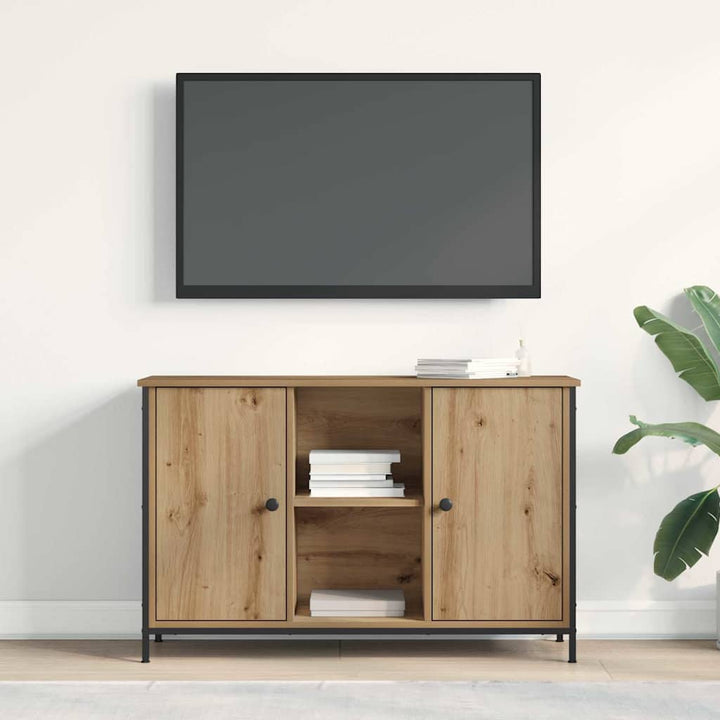 Tv-Bänkset Artisan Ek 101 X 35 X 65 Cm Konstruerat Trä