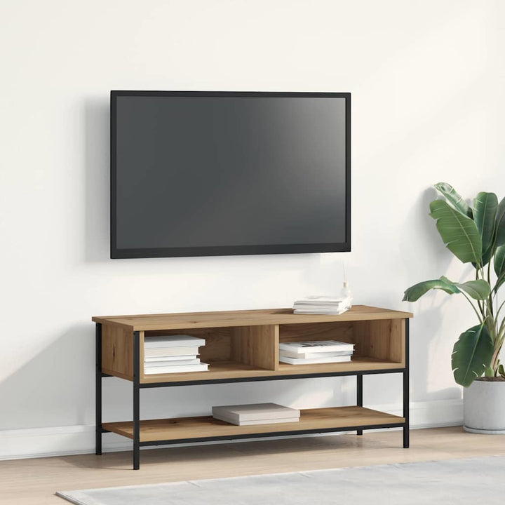 Tv-Bänkset Artisan Ek 100 X 35 X 45 Cm Konstruerat Trä