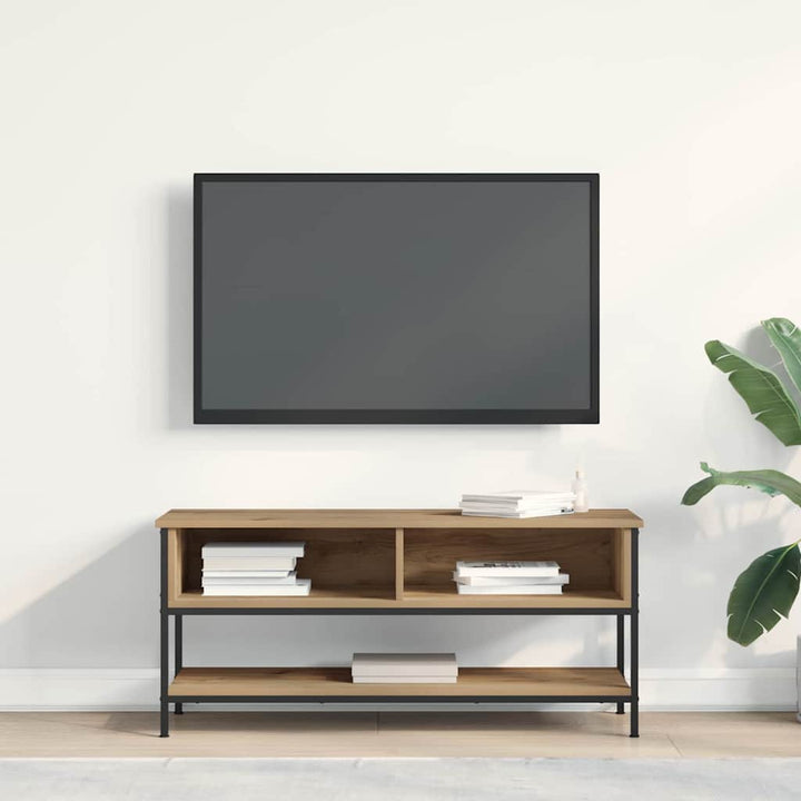Tv-Bänkset Artisan Ek 100 X 35 X 45 Cm Konstruerat Trä
