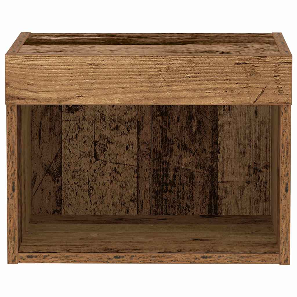 Tv-Bänkset 2 Pcs Gammalt Trä 40 X 30 X 30 Cm Konstruerat Trä