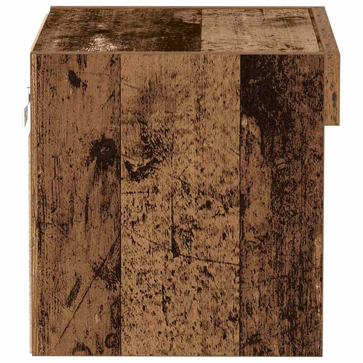 Tv-Bänkset 2 Pcs Gammalt Trä 40 X 30 X 30 Cm Konstruerat Trä