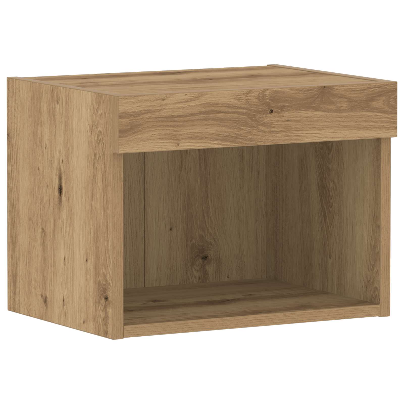 Tv-Bänkset Med Led Artisan Ek 40 X 30 X 30 Cm Konstruerat Trä
