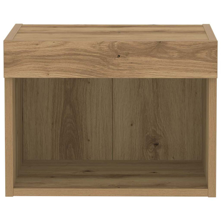 Tv-Bänkset 2 Pcs Artisan Ek 40 X 30 X 30 Cm Konstruerat Trä