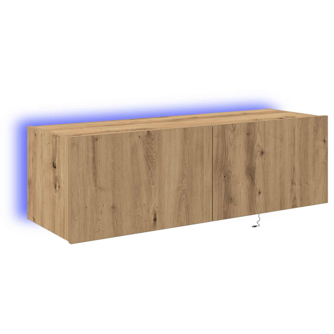 Tv Vägghylla Artisan Ek 100 X 35 X 31 Cm Konstruerat Trä