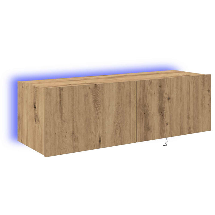 Tv Vägghylla Artisan Ek 100 X 35 X 31 Cm Konstruerat Trä