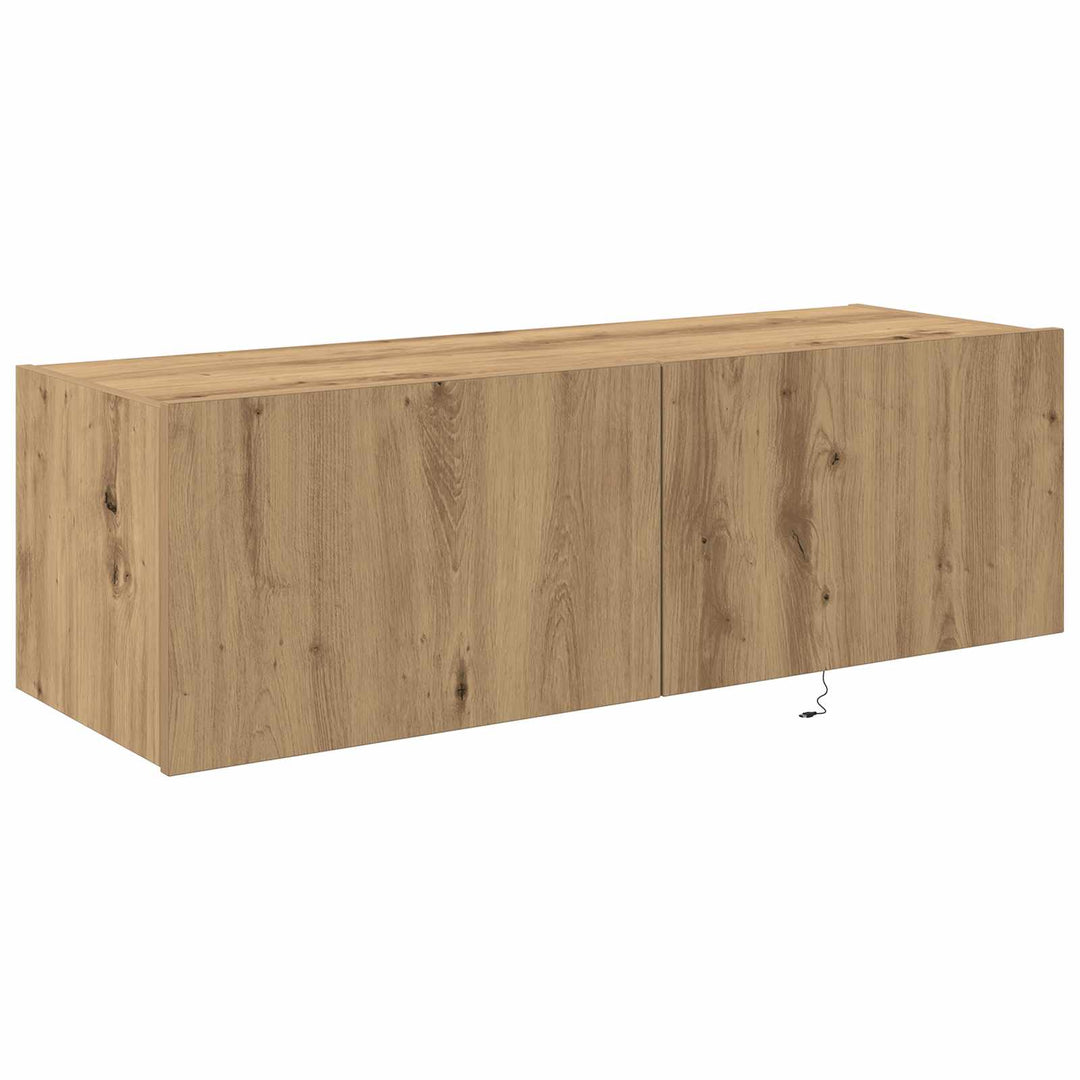 Tv Vägghylla Artisan Ek 100 X 35 X 31 Cm Konstruerat Trä