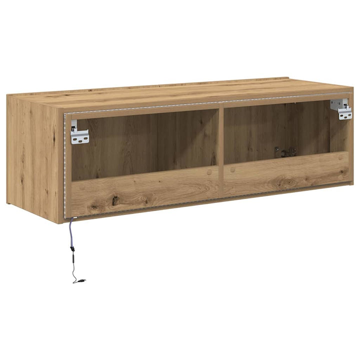 Tv Vägghylla Artisan Ek 100 X 35 X 31 Cm Konstruerat Trä