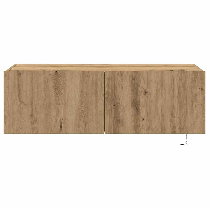 Tv Vägghylla Artisan Ek 100 X 35 X 31 Cm Konstruerat Trä