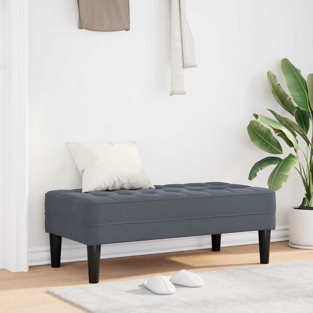 Bänk Med Kudde 113 X 57 X 39 Cm Sammet