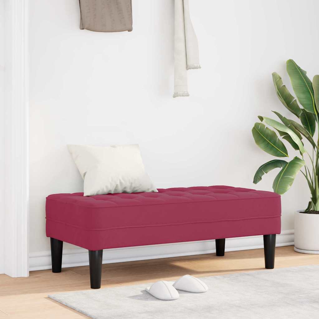 Bänk Med Kudde 113 X 57 X 39 Cm Sammet
