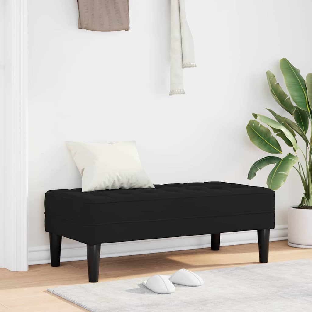 Bänk Med Kudde 113 X 57 X 39 Cm Sammet