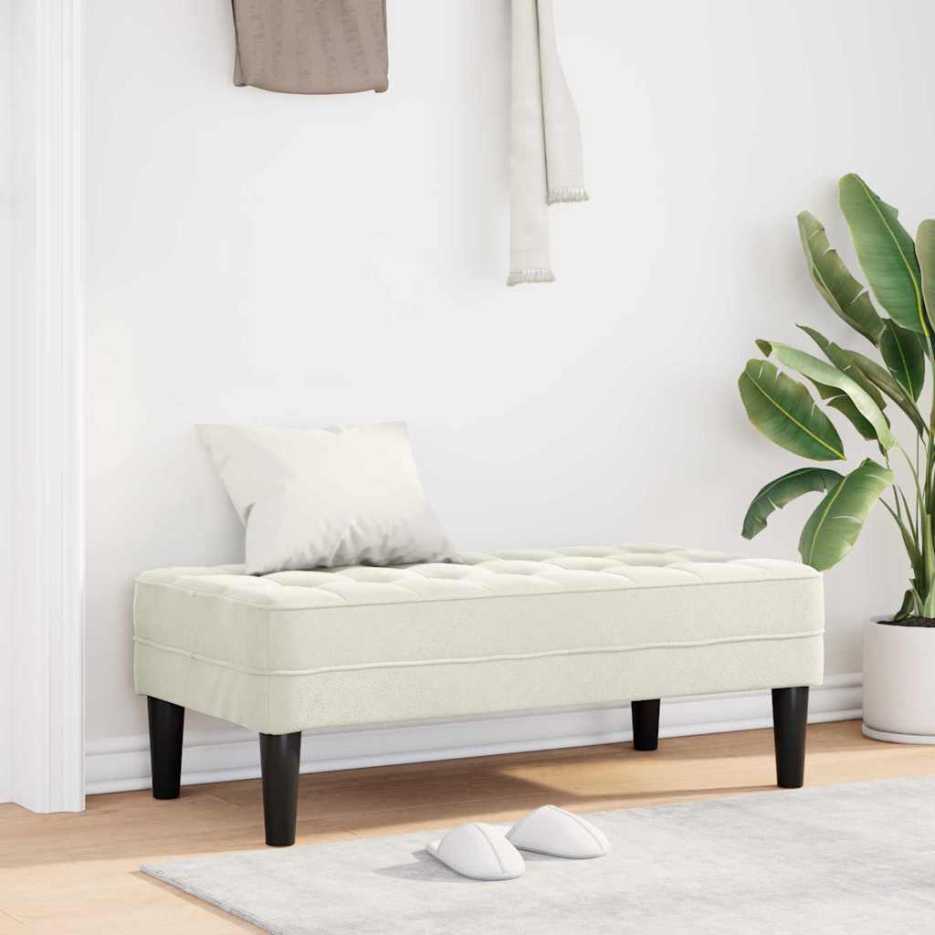 Bänk Med Kudde 113 X 57 X 39 Cm Sammet