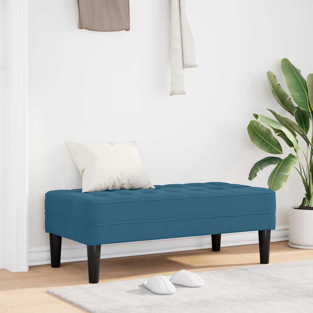 Bänk Med Kudde 113 X 57 X 39 Cm Sammet