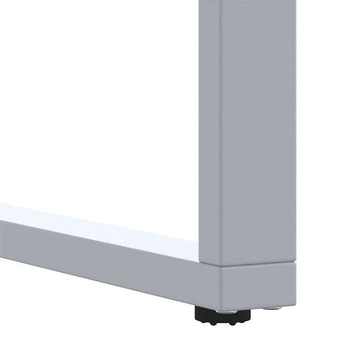 Trädgårdsbord Grå 200 X 90 X 75 Cm Massivt Akaciaträ