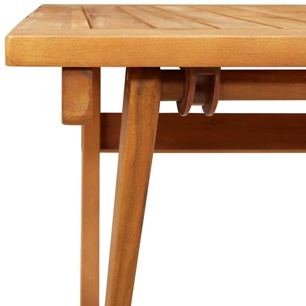 Trädgårdsbord Brun 90 X 55 X 75 Cm Massivt Akaciaträ