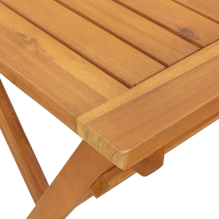 Trädgårdsbord Brun 90 X 55 X 75 Cm Massivt Akaciaträ