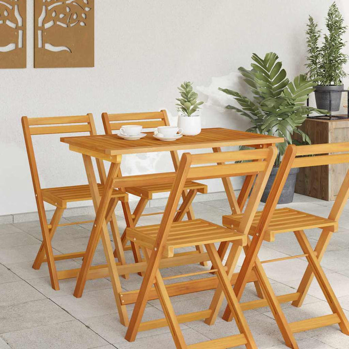 Trädgårdsbord Brun 90 X 55 X 75 Cm Massivt Akaciaträ