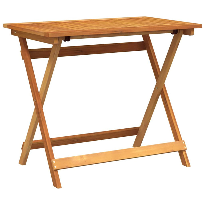 Trädgårdsbord Brun 90 X 55 X 75 Cm Massivt Akaciaträ