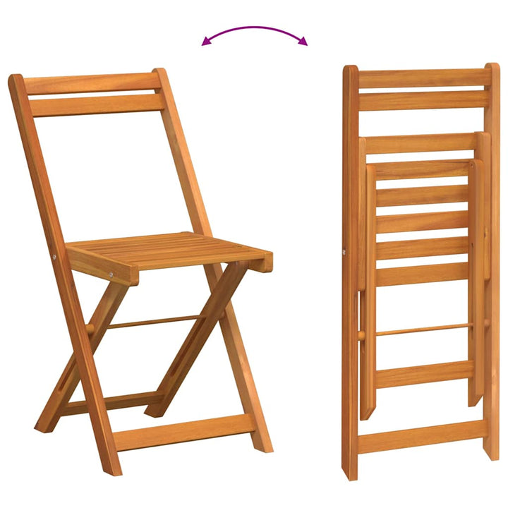 Trädgårdsmöbelset Med Kudde 3 Pcs Olivenatur Massivt Akaciaträ