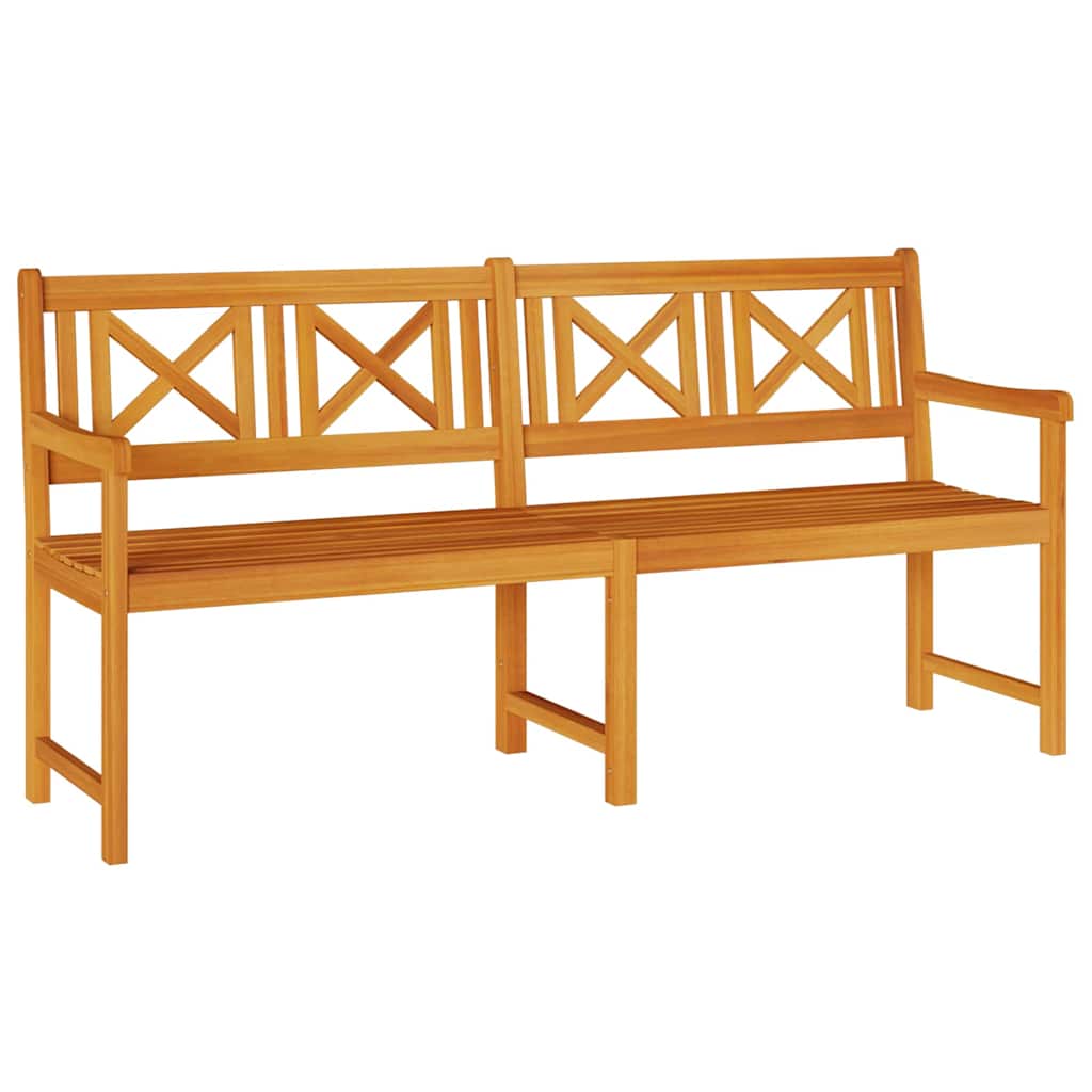 Utomhusbänk Naturlig 180 X 56 X 90 Cm Massivt Akaciaträ