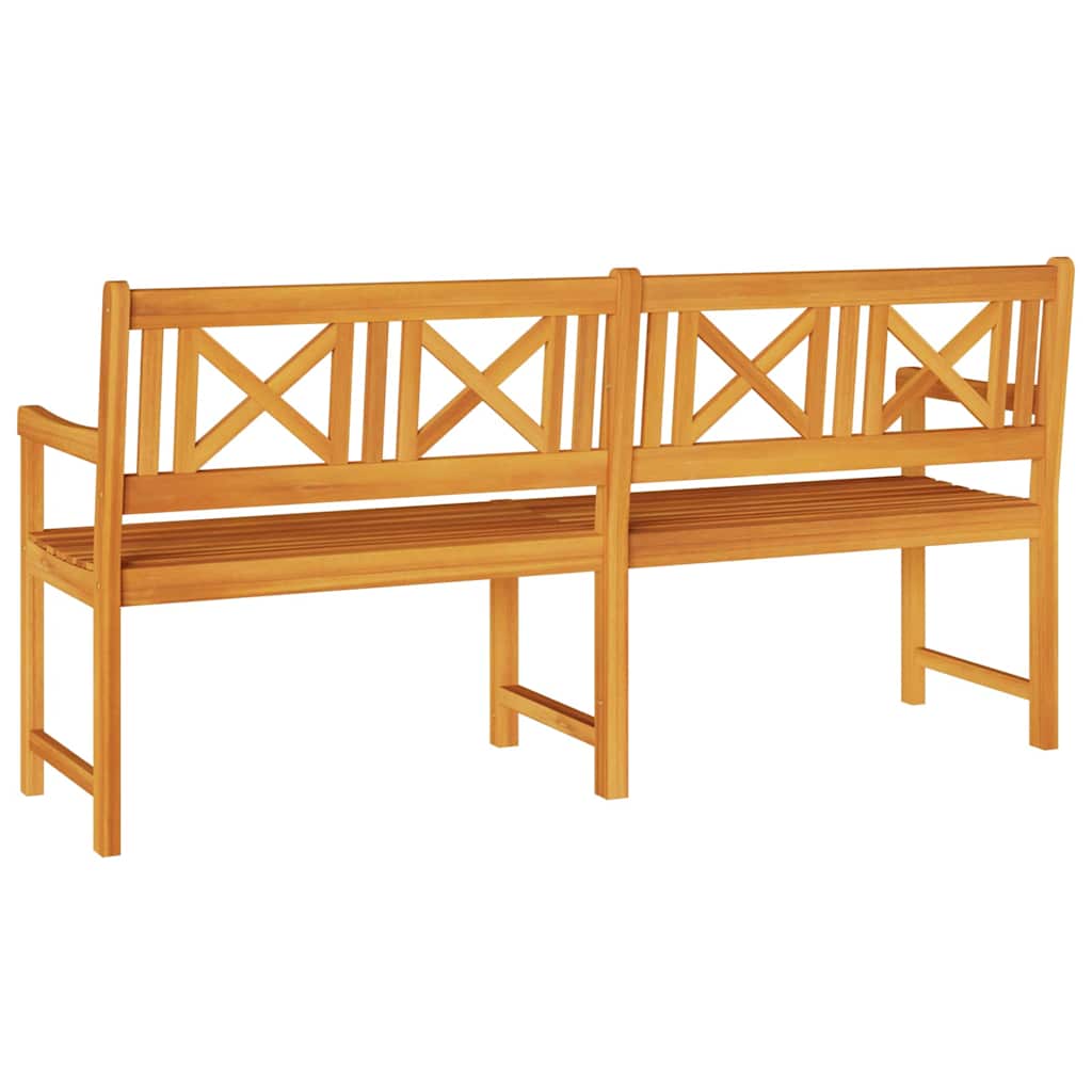 Utomhusbänk Naturlig 180 X 56 X 90 Cm Massivt Akaciaträ