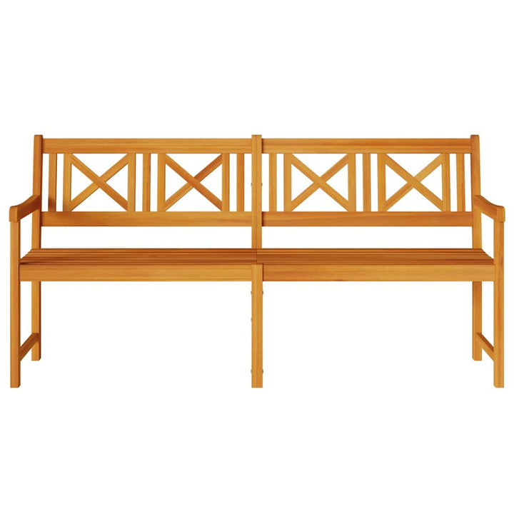 Utomhusbänk Naturlig 180 X 56 X 90 Cm Massivt Akaciaträ