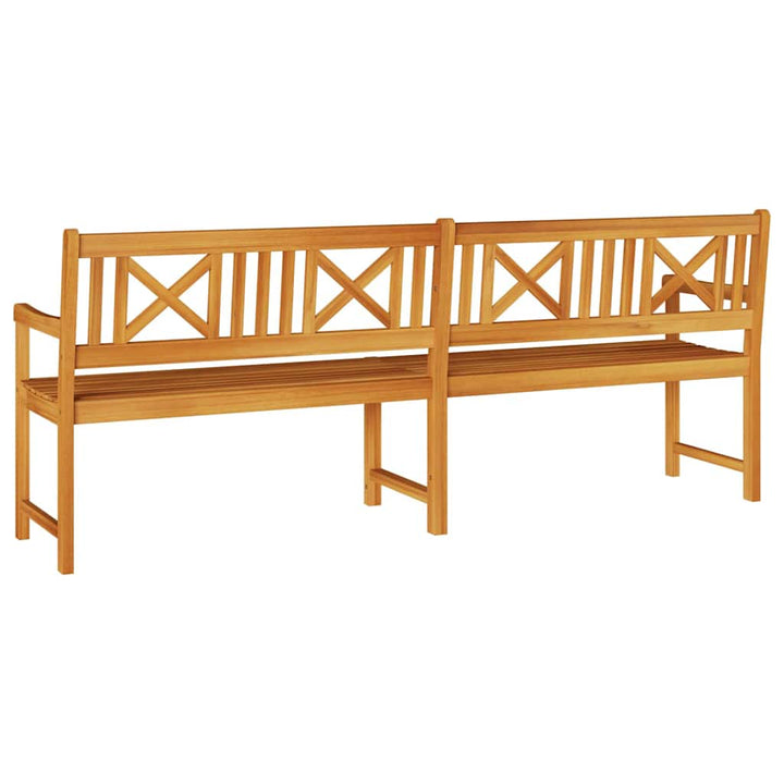 Utomhusbänk Naturlig 220 X 56 X 90 Cm Massivt Akaciaträ